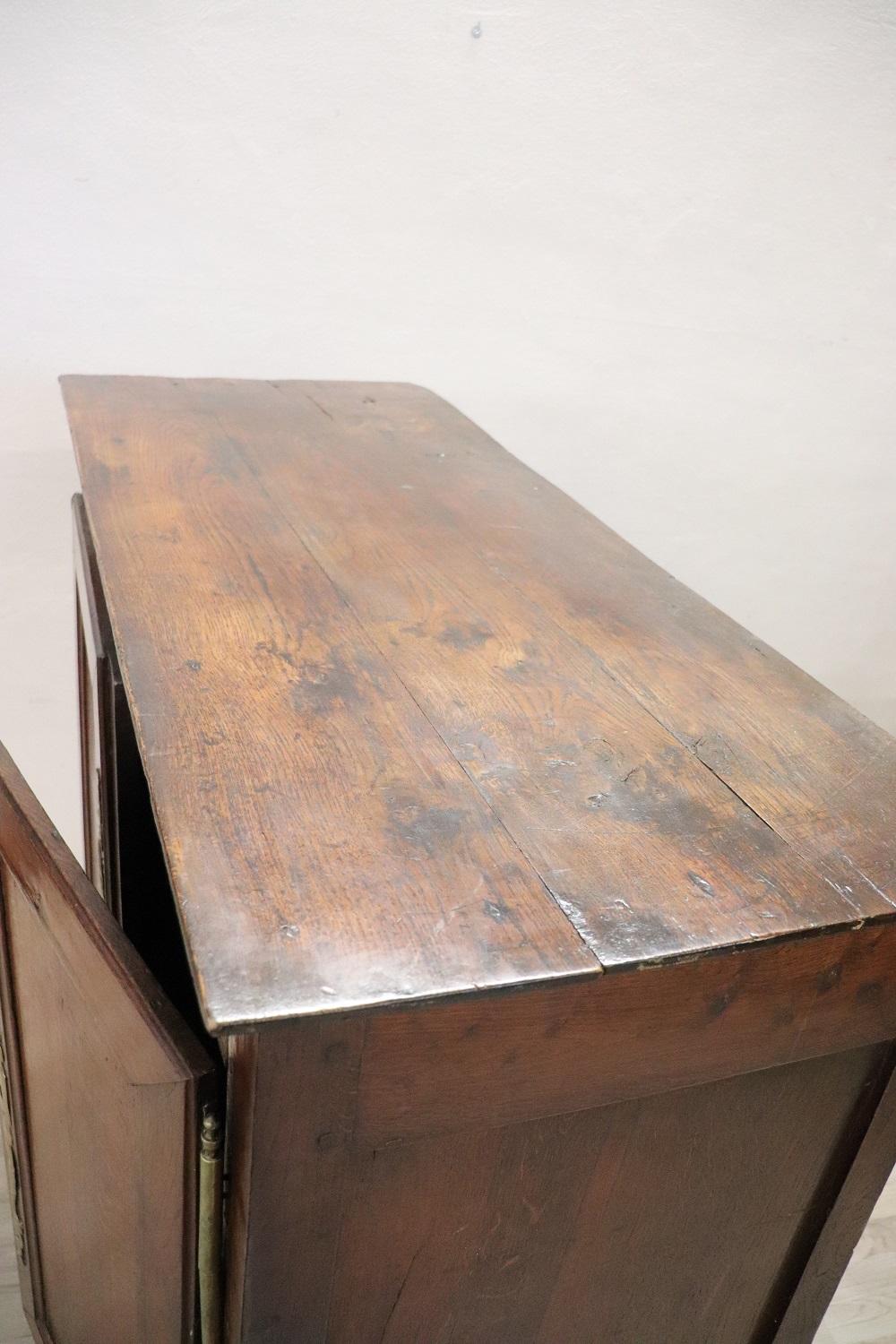 19th Century Solid Oak Wood Sideboard or Buffet 6