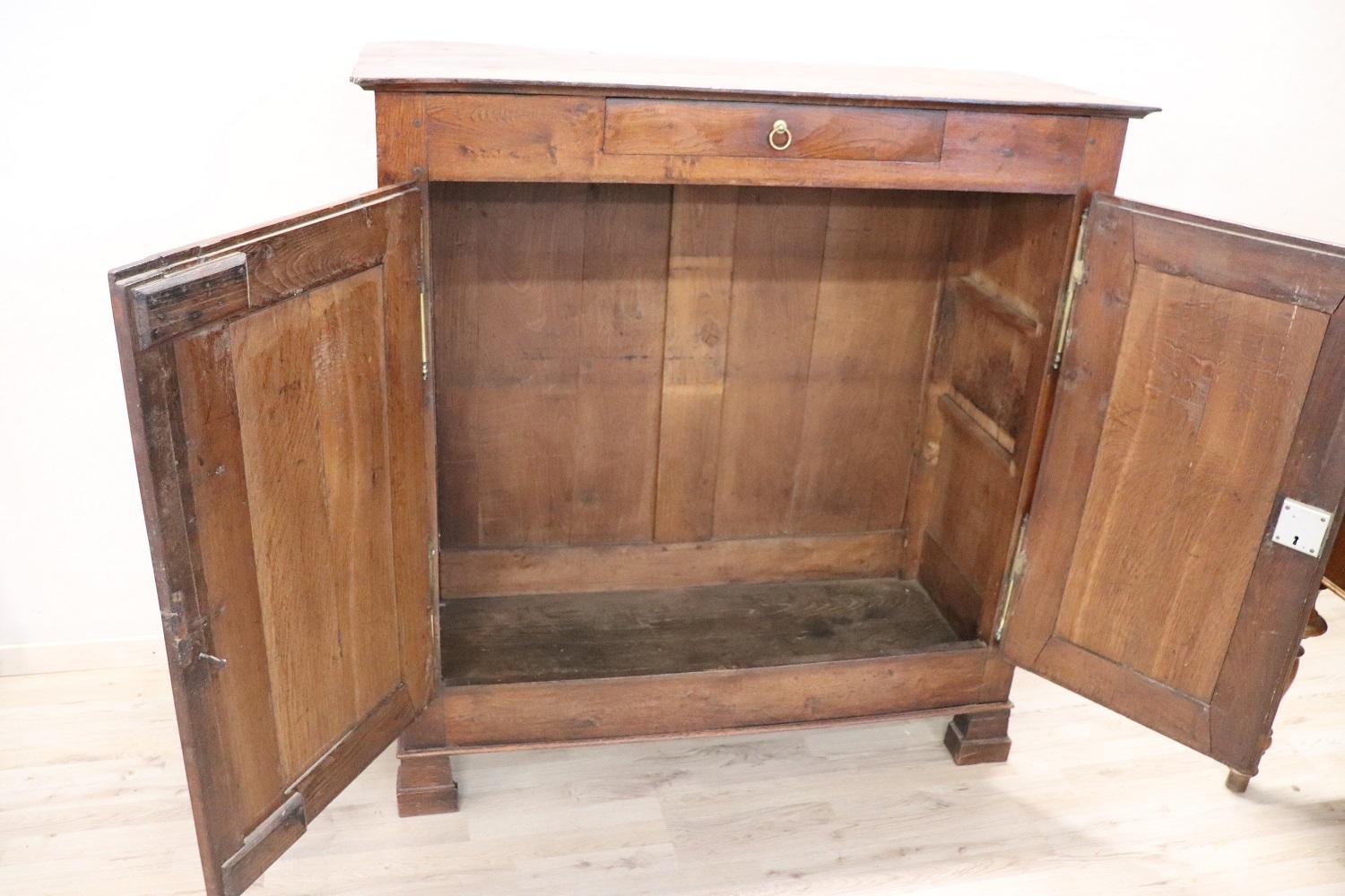 19th Century Solid Oak Wood Sideboard or Buffet 2