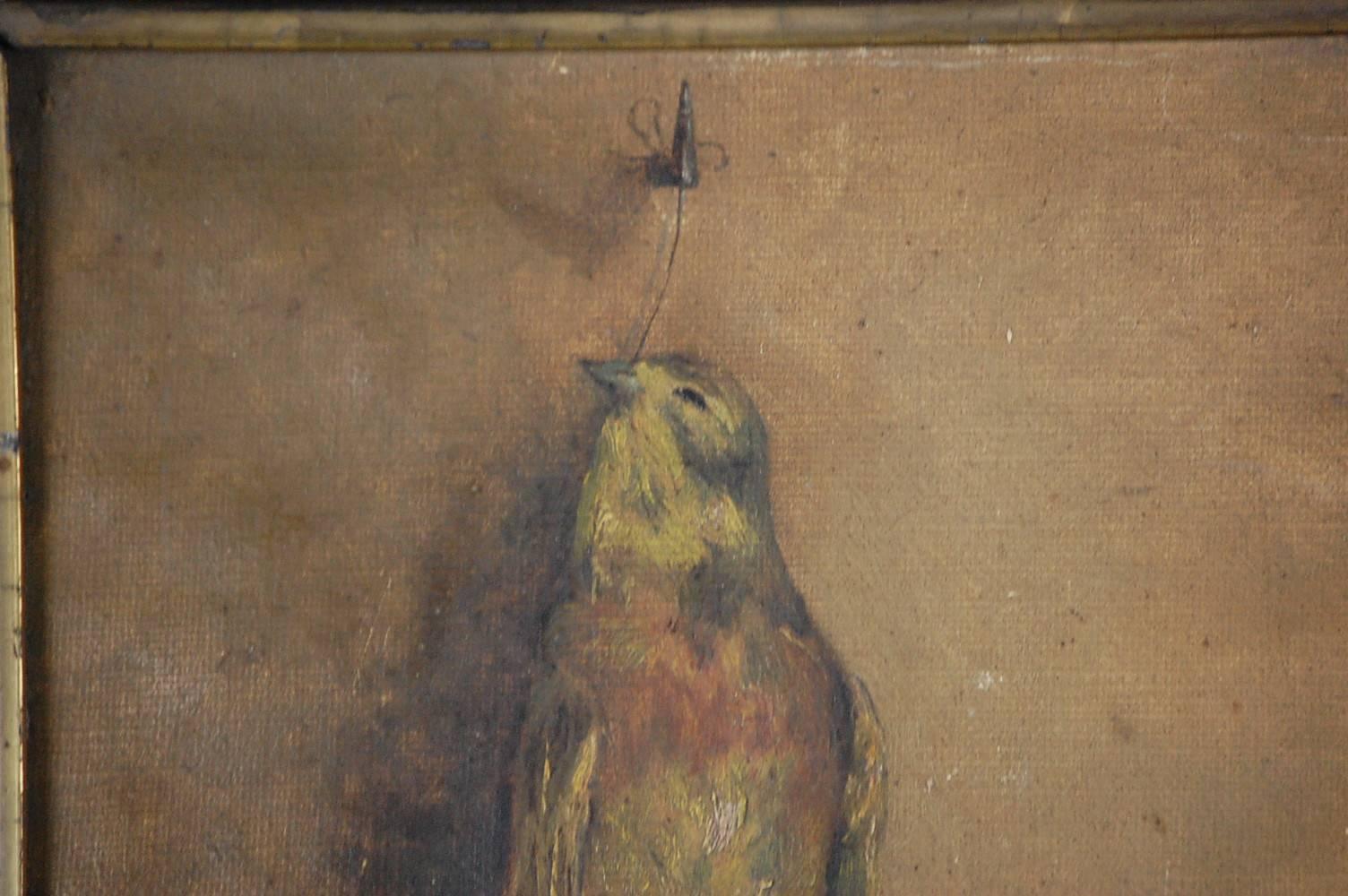 19th Century Songbird Oil Painting 3