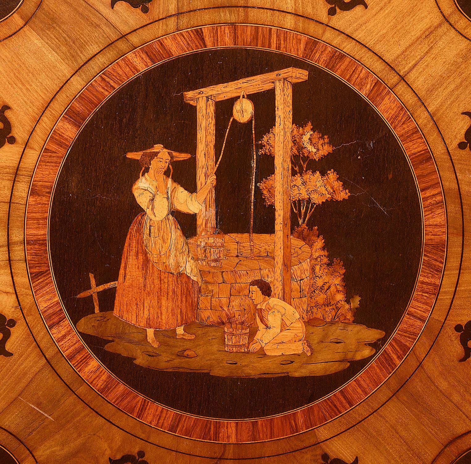Italian 19th Century Sorrento Inlaid Table
