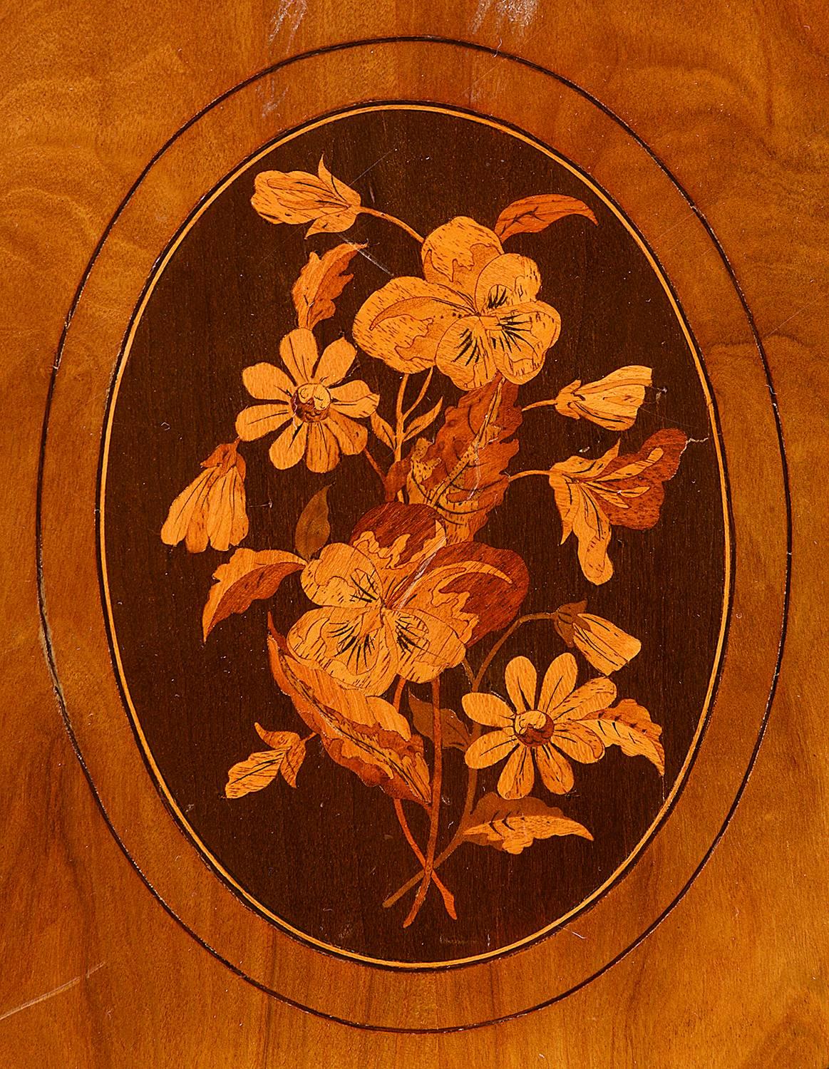 Inlay 19th Century Sorrento Inlaid Table