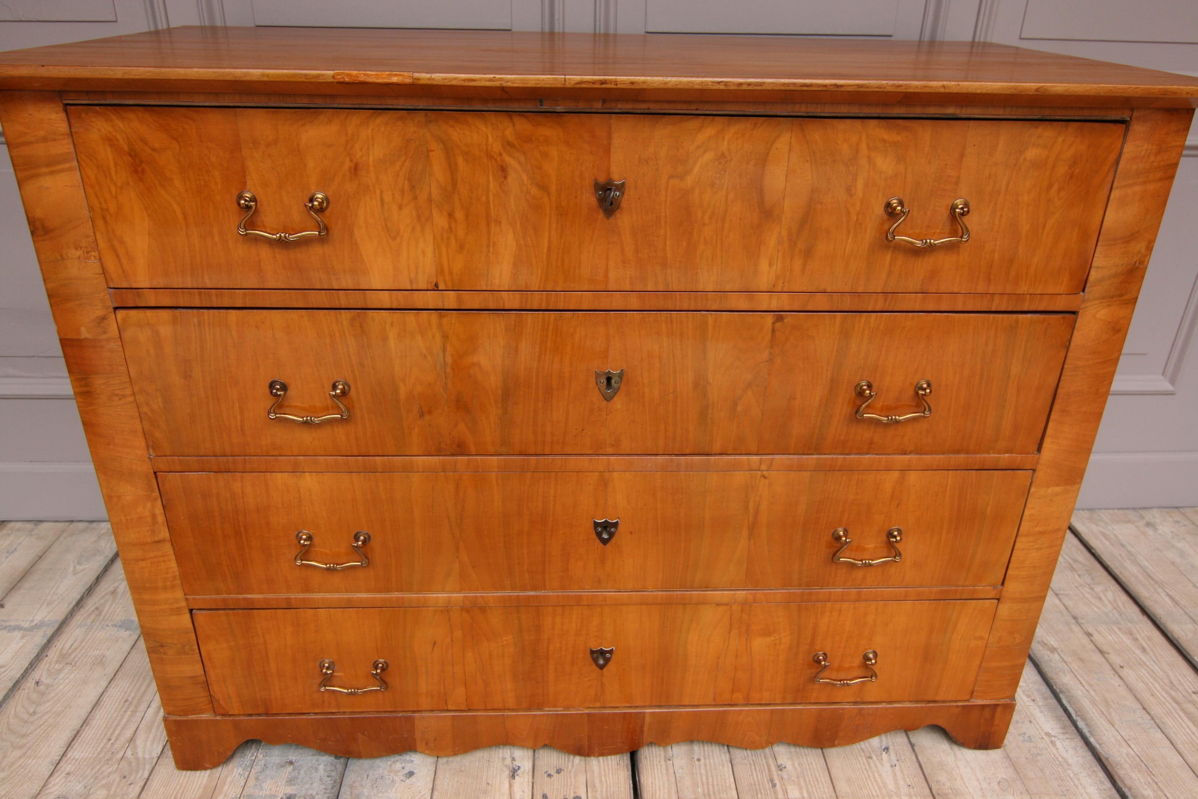 19th Century South German Biedermeier Chest of Drawers 10