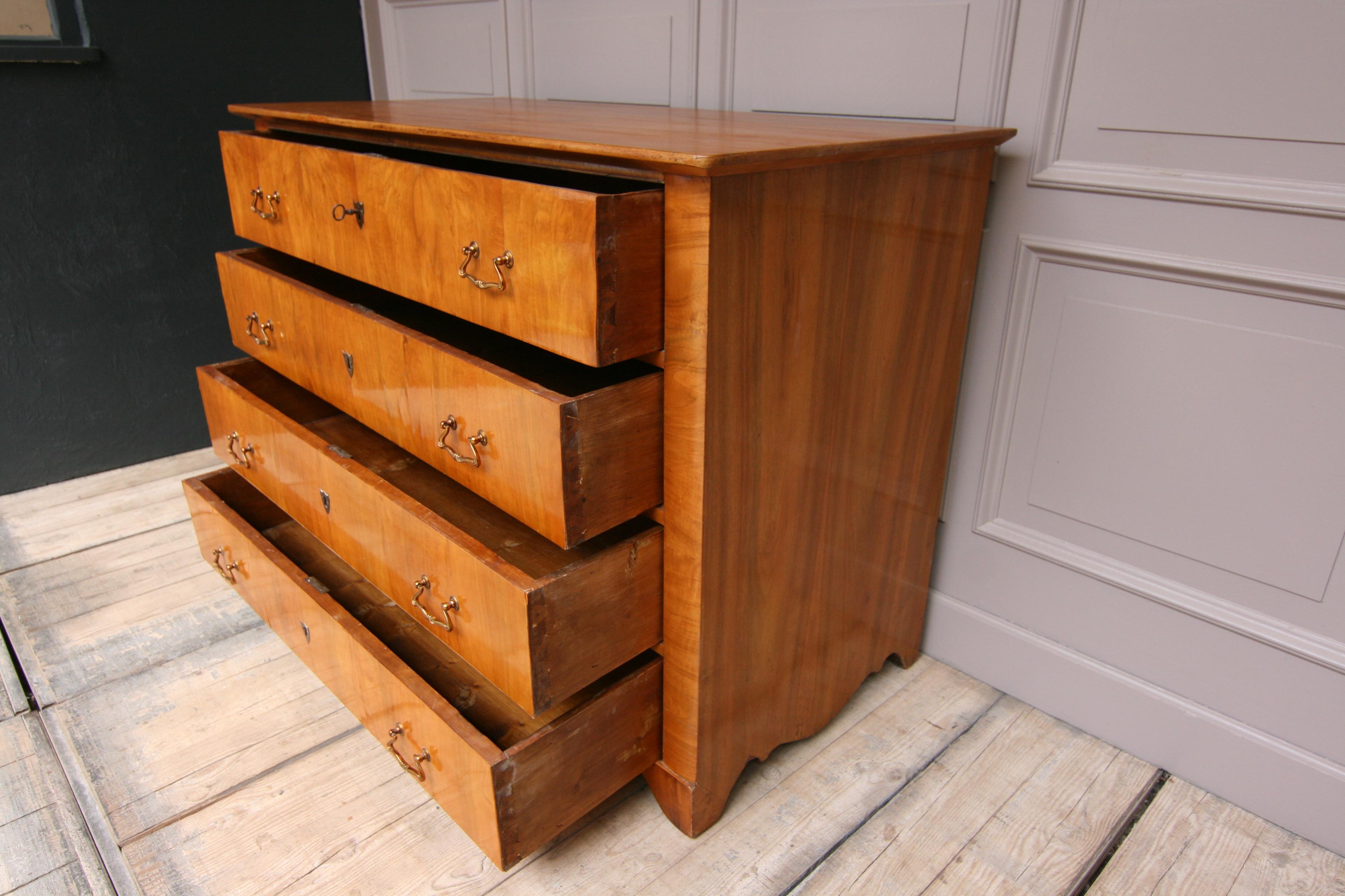 19th Century South German Biedermeier Chest of Drawers 1