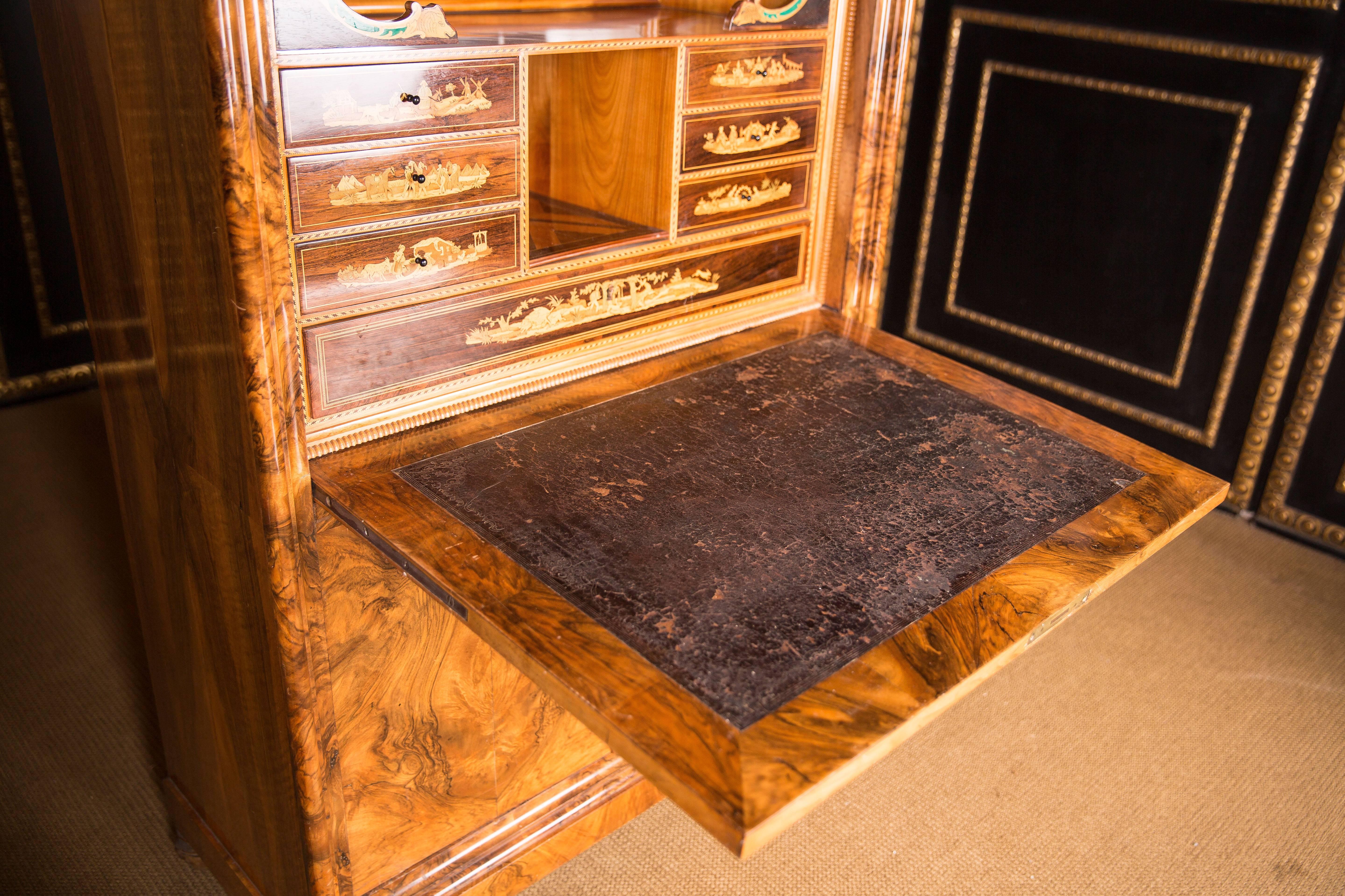 19th Century South German Biedermeier Secretaire, circa 1830 In Good Condition In Berlin, DE