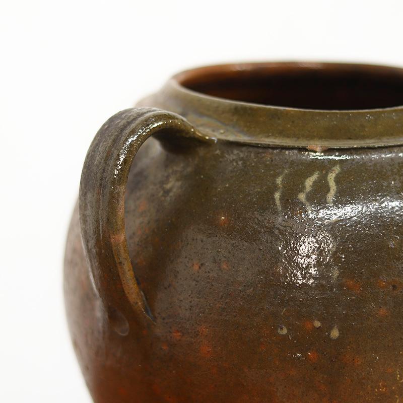 Country Pot à confit à glaçure sud-allemande du 19e siècle en vente