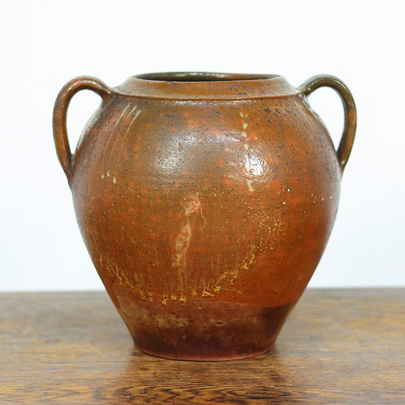 Allemand Pot à confit à glaçure sud-allemande du 19e siècle en vente