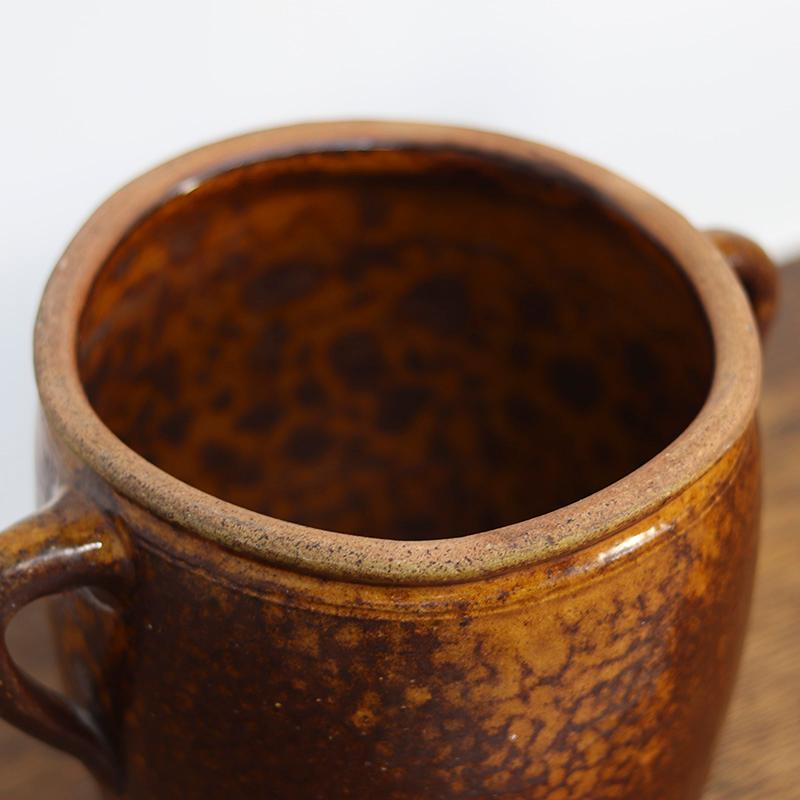 19. Jahrhundert Süddeutscher glasierter Konfitüren-Topf / Krug im Zustand „Gut“ im Angebot in OOSTERHOUT, NL