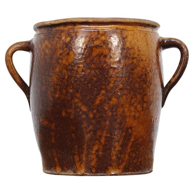 19th Century South German Glazed Confit Pot / Jar