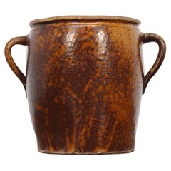 19th Century South German Glazed Confit Pot / Jar