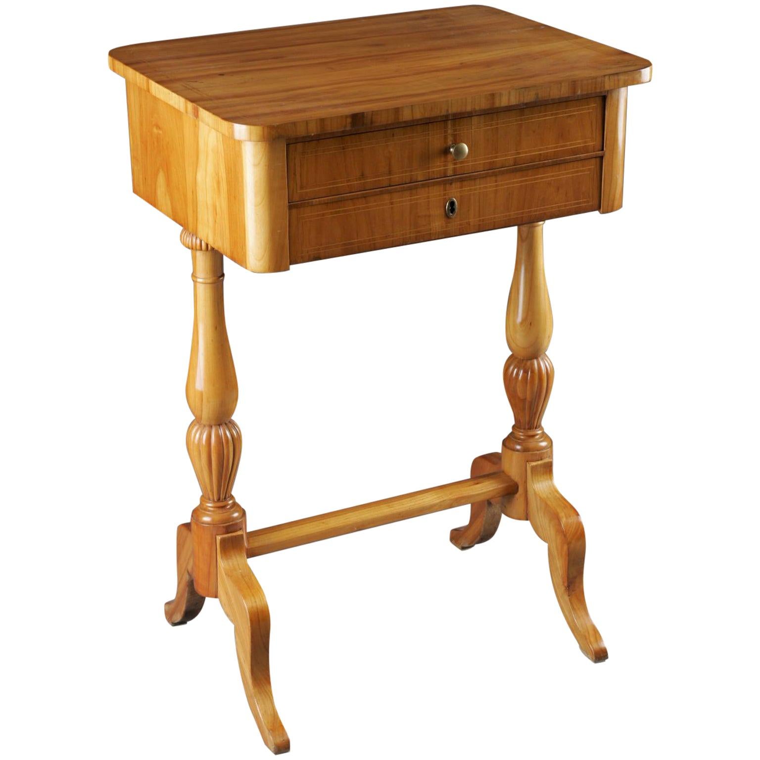 19th Century South German/West German Biedermeier Sewing Table For Sale