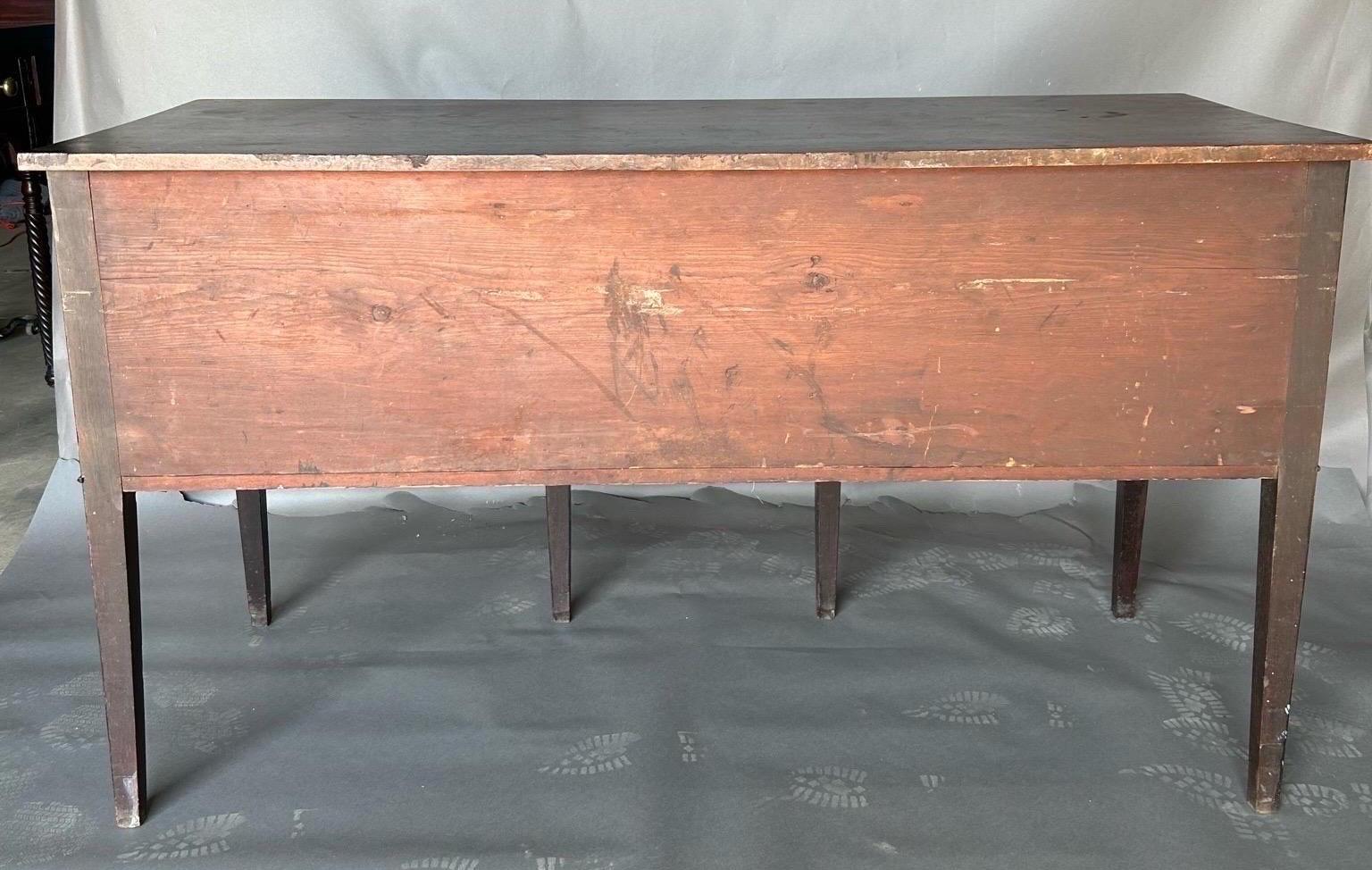 19th Century Southern Backcountry Mahogany Veneered Sideboard  For Sale 7