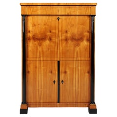 19th Century Southern German Secretaire, Cherry, Biedermeier circa 1830