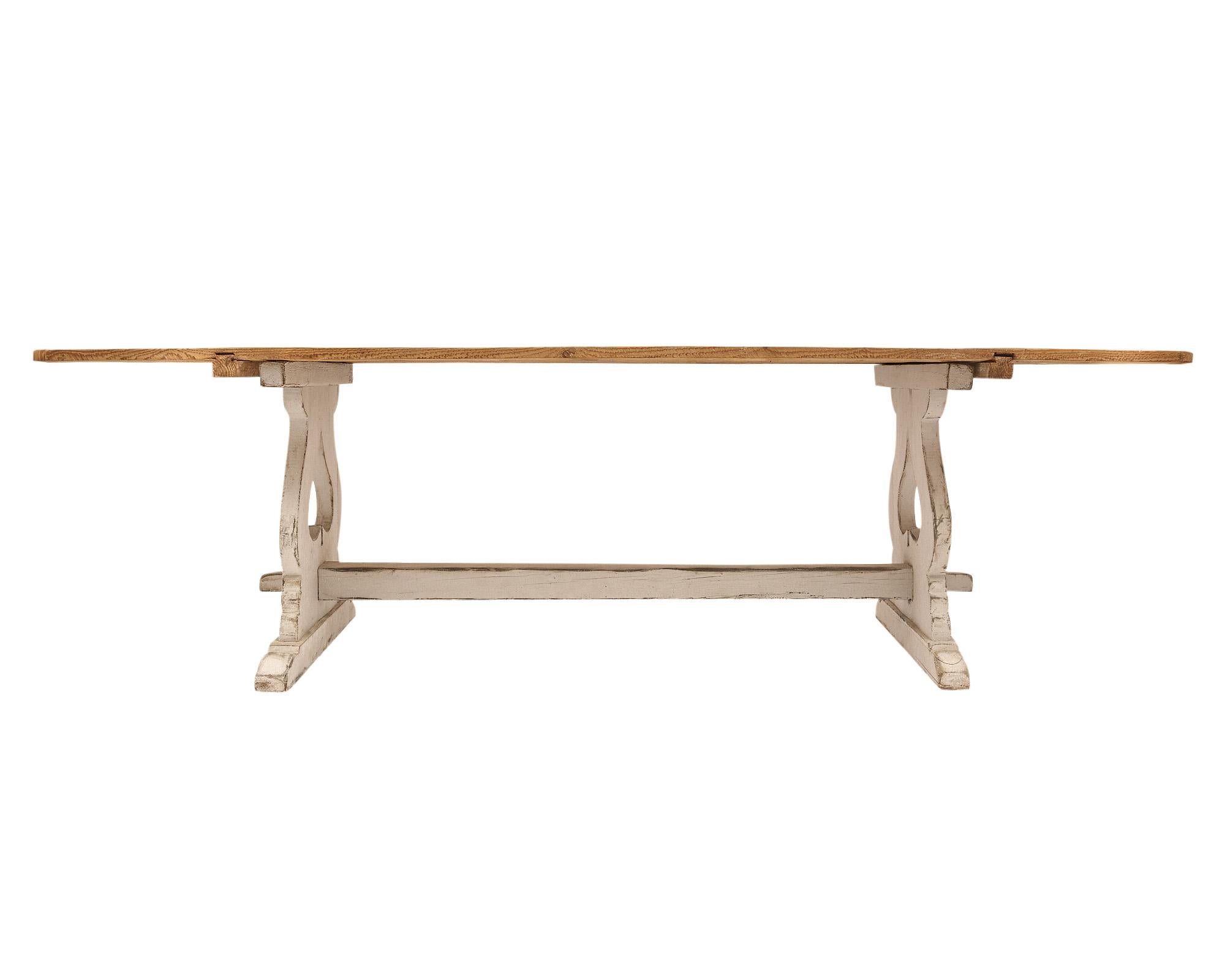 Wood 19th Century ‘Spade’ Italian Farm Table For Sale