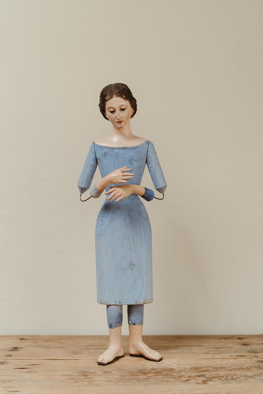 19th Century Spanis Santos Figure For Sale 3