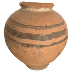 19th Century Spanish Andalusia Earthenware Jar