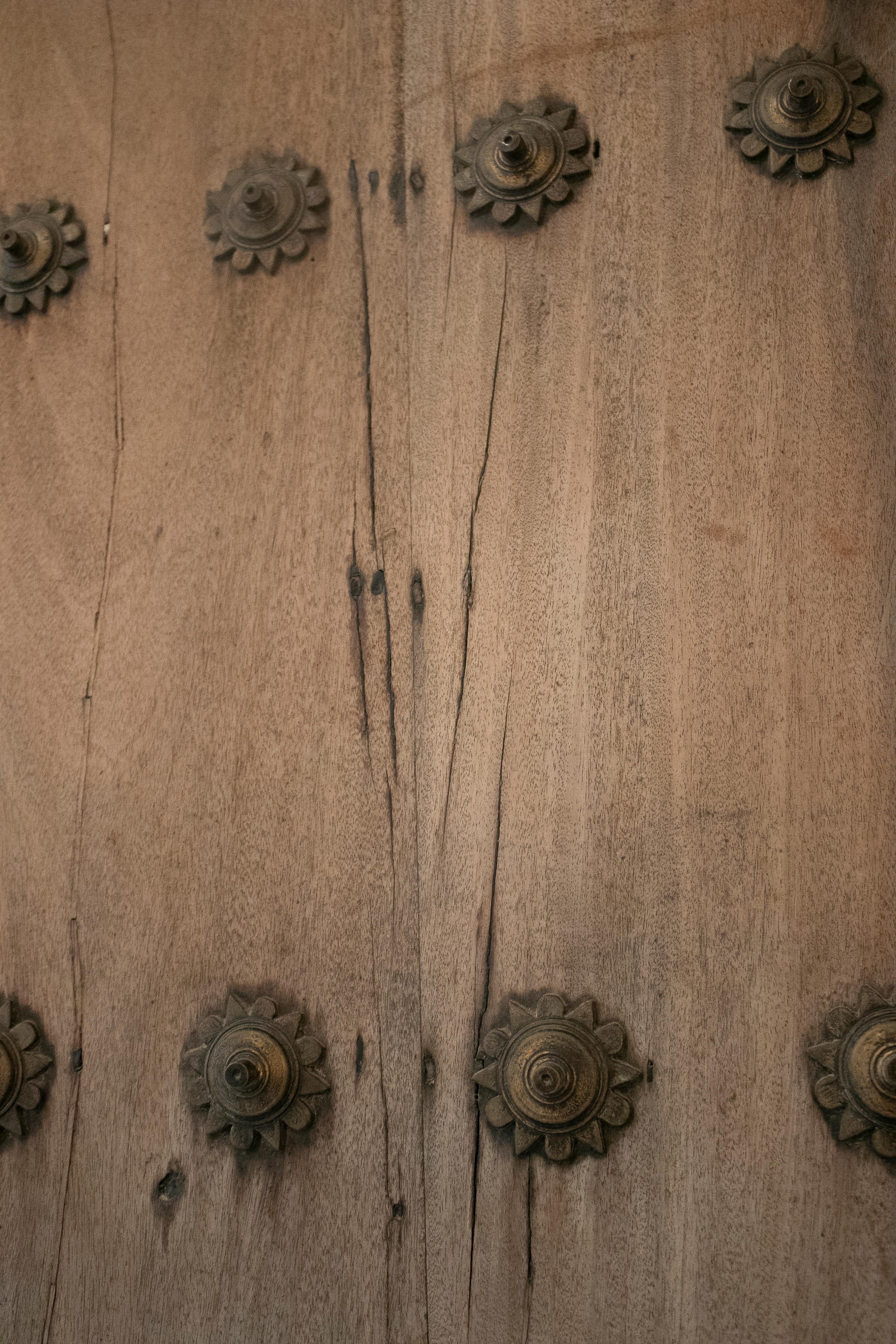 19th Century Spanish Andalusian Iron Studded Main Door w/ Frame 13