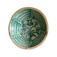19th Century Spanish Antique Granada Lebrillo Bowl