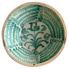 19th Century Spanish Antique Granada Lebrillo Bowl