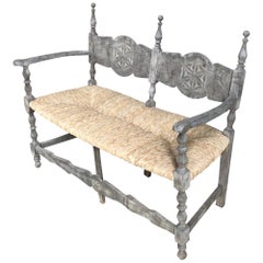 Banqueta española del siglo XIX