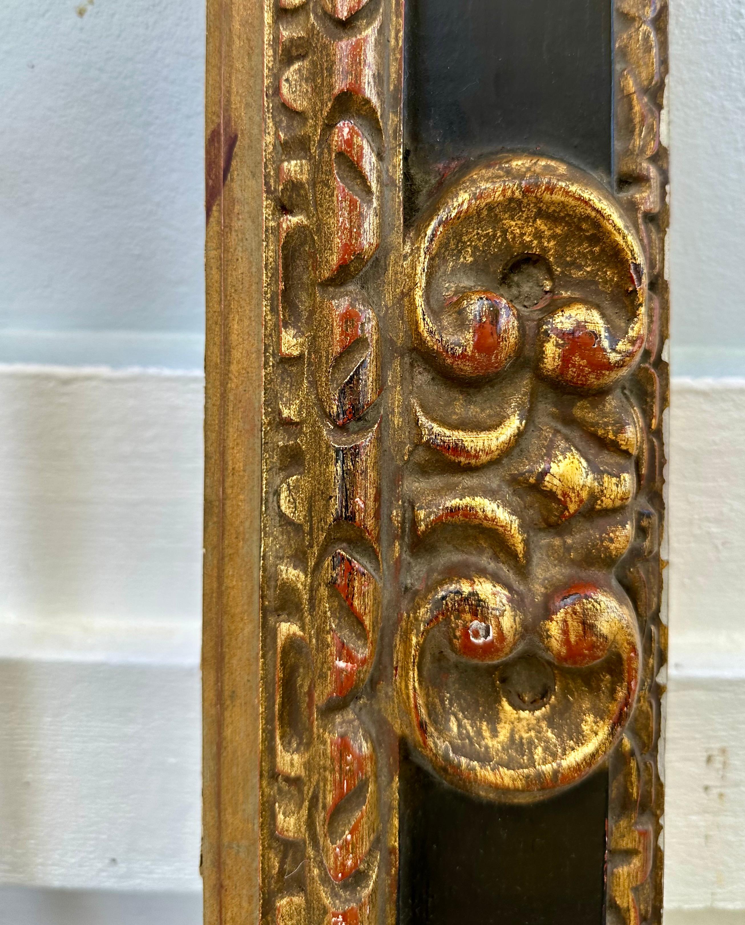 Wood 19th Century Spanish Baroque Style Frame For Sale
