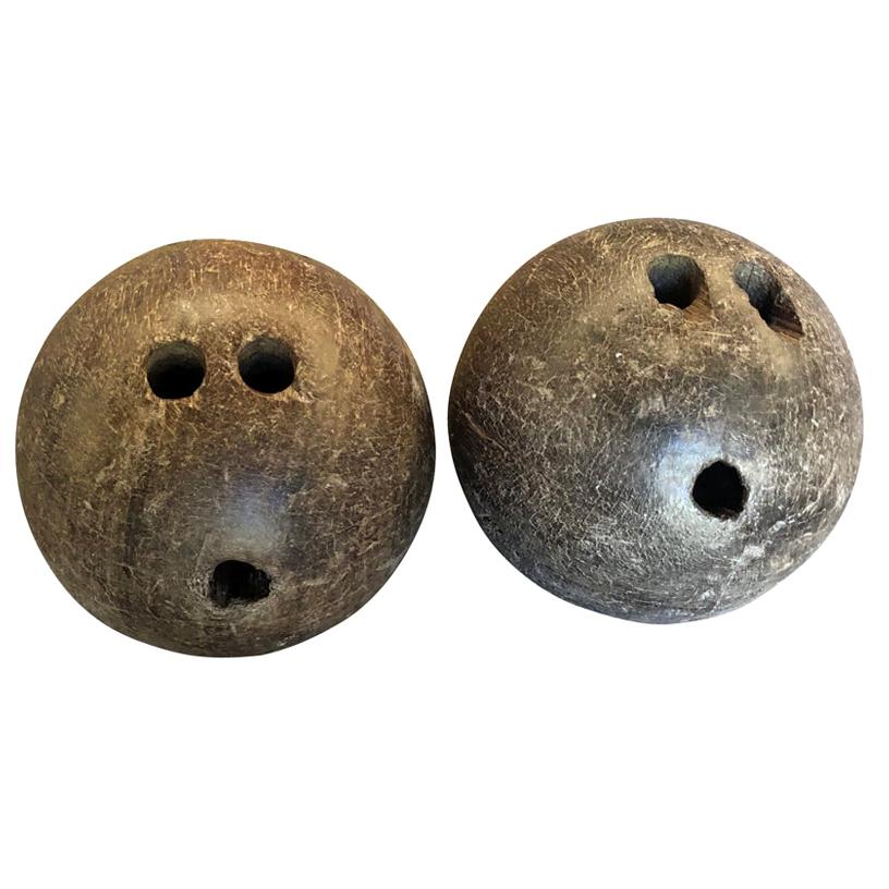 Balles de bowling espagnoles du XIXe siècle