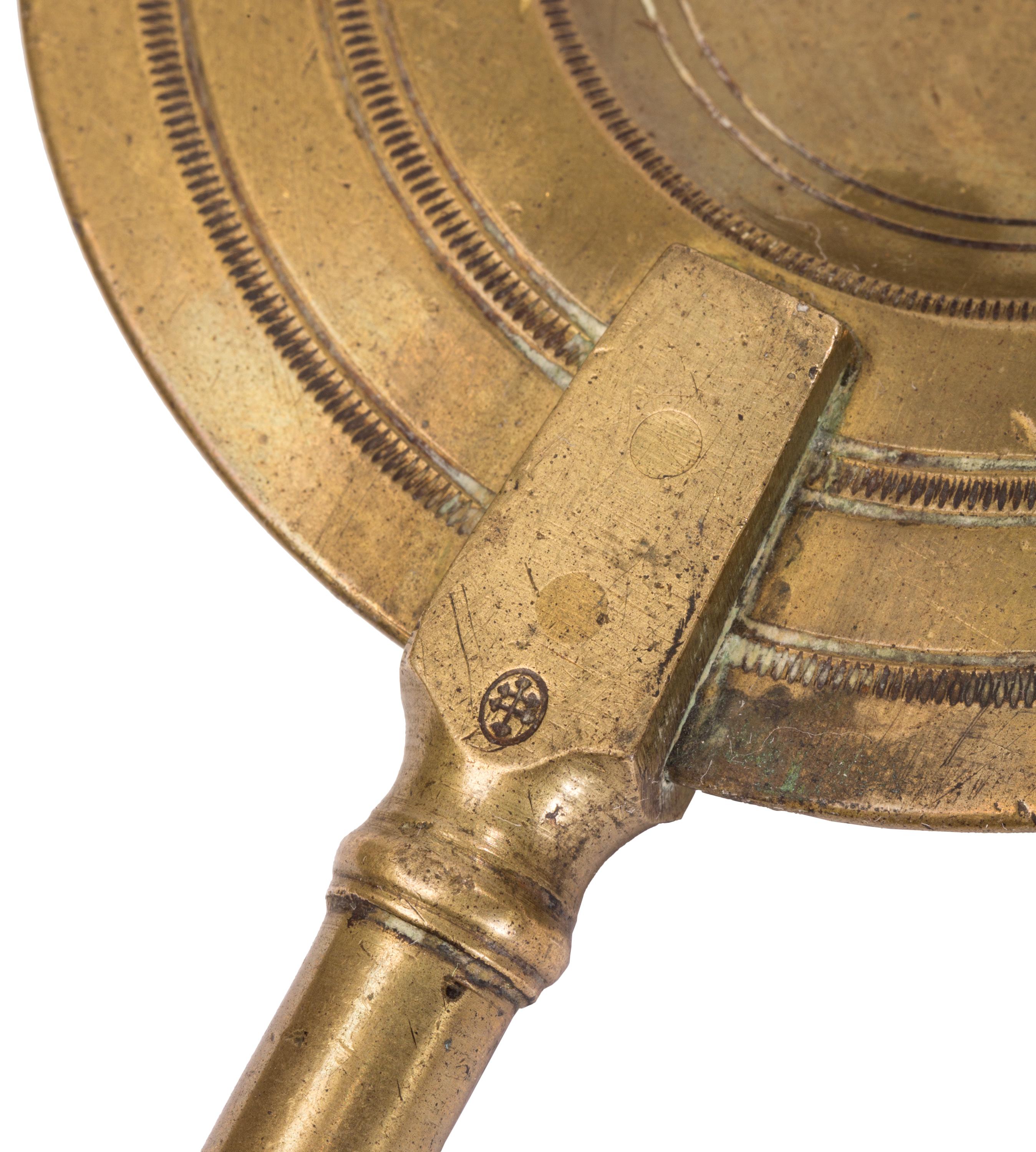 Exotic 19th Century Spanish Brass Brazier, Planter, Ice Bucket For Sale 4