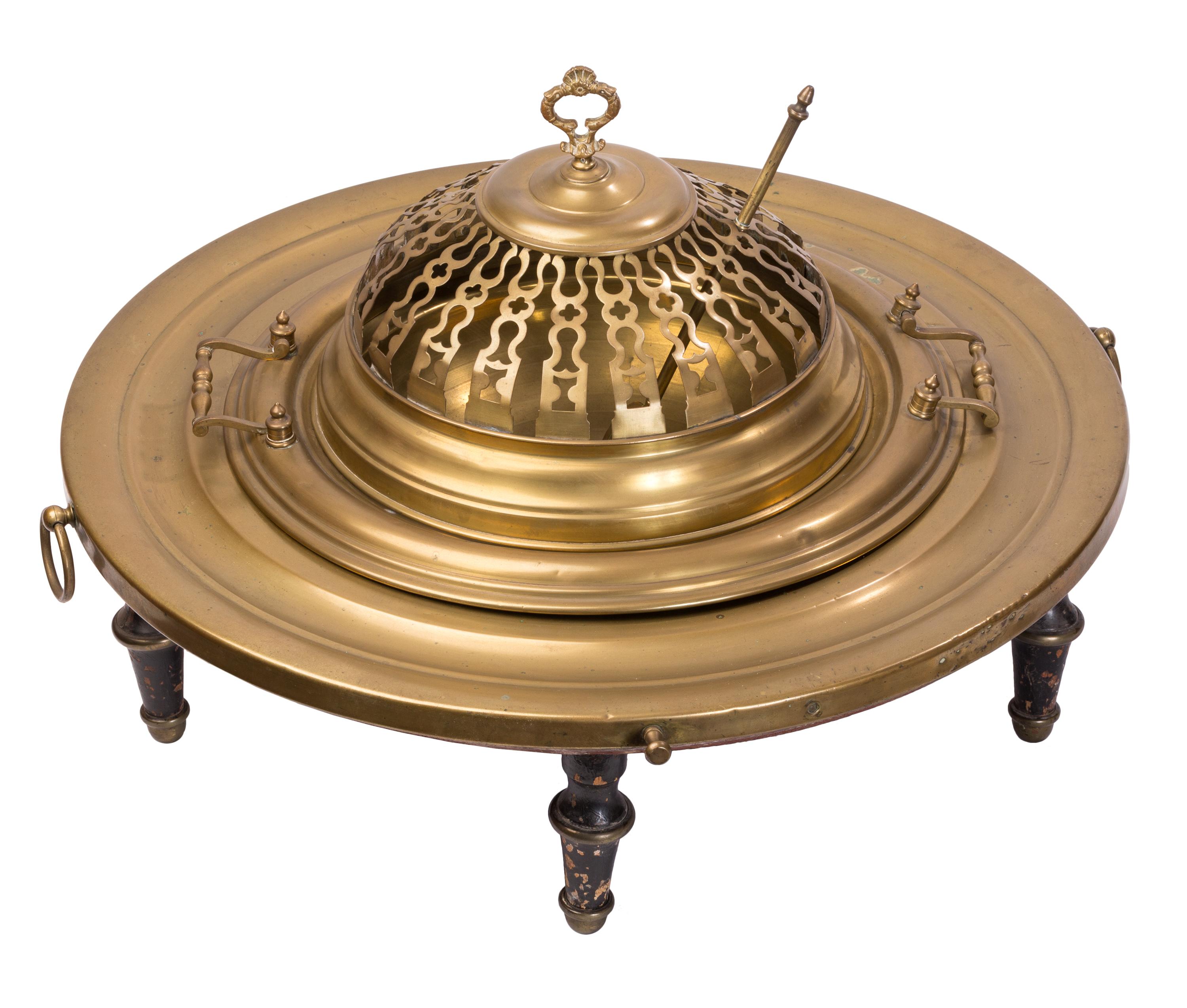 This 19th century Spanish brazier, or 