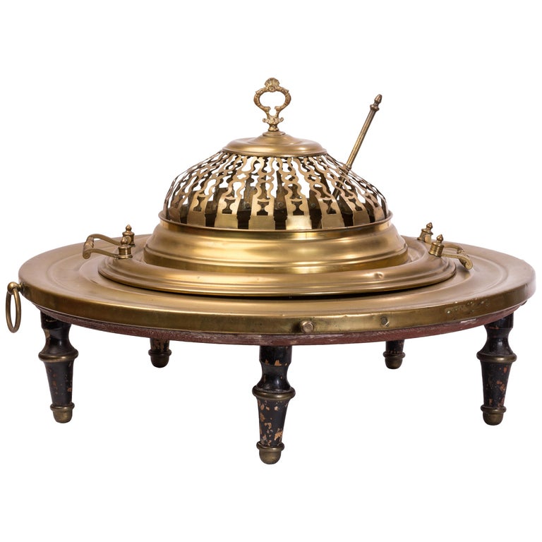 19th Century Spanish Brass Brazier For Sale at 1stDibs