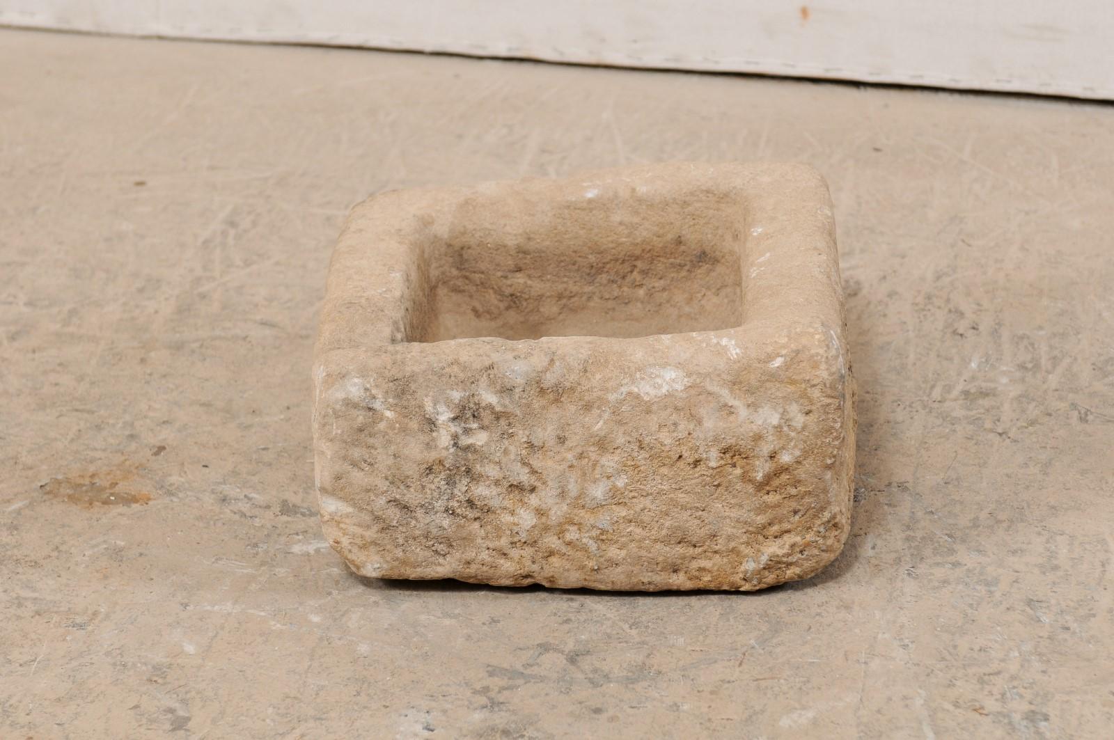 19th Century Spanish Carved Stone Trough 6