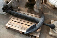 19th Century Spanish Cast Iron Boat Anchor