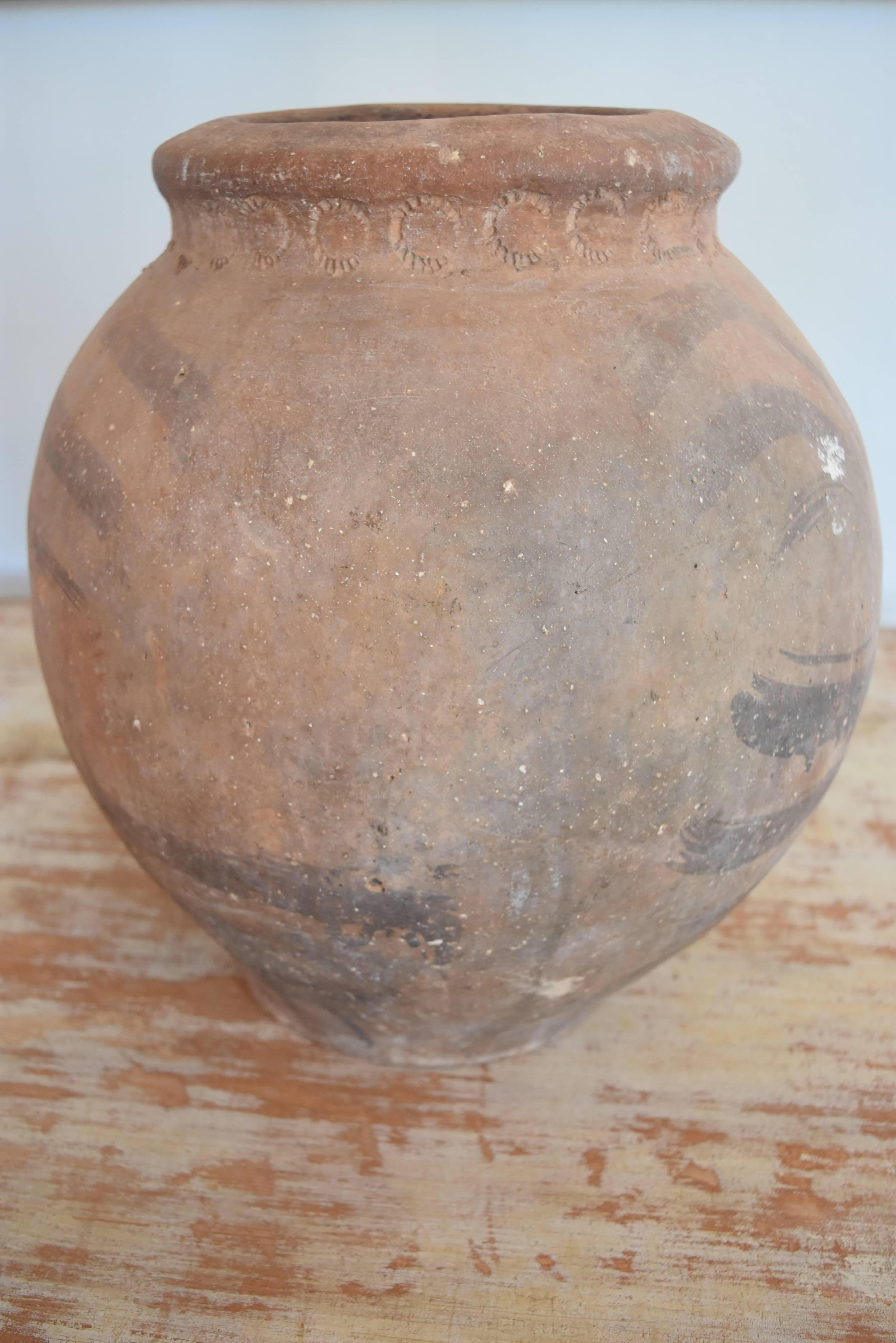 19th Century Spanish Ceramic Jar from Andalusia 5