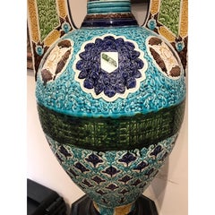 19th Century, Spanish Ceramic Vase Made for the Islamic Market