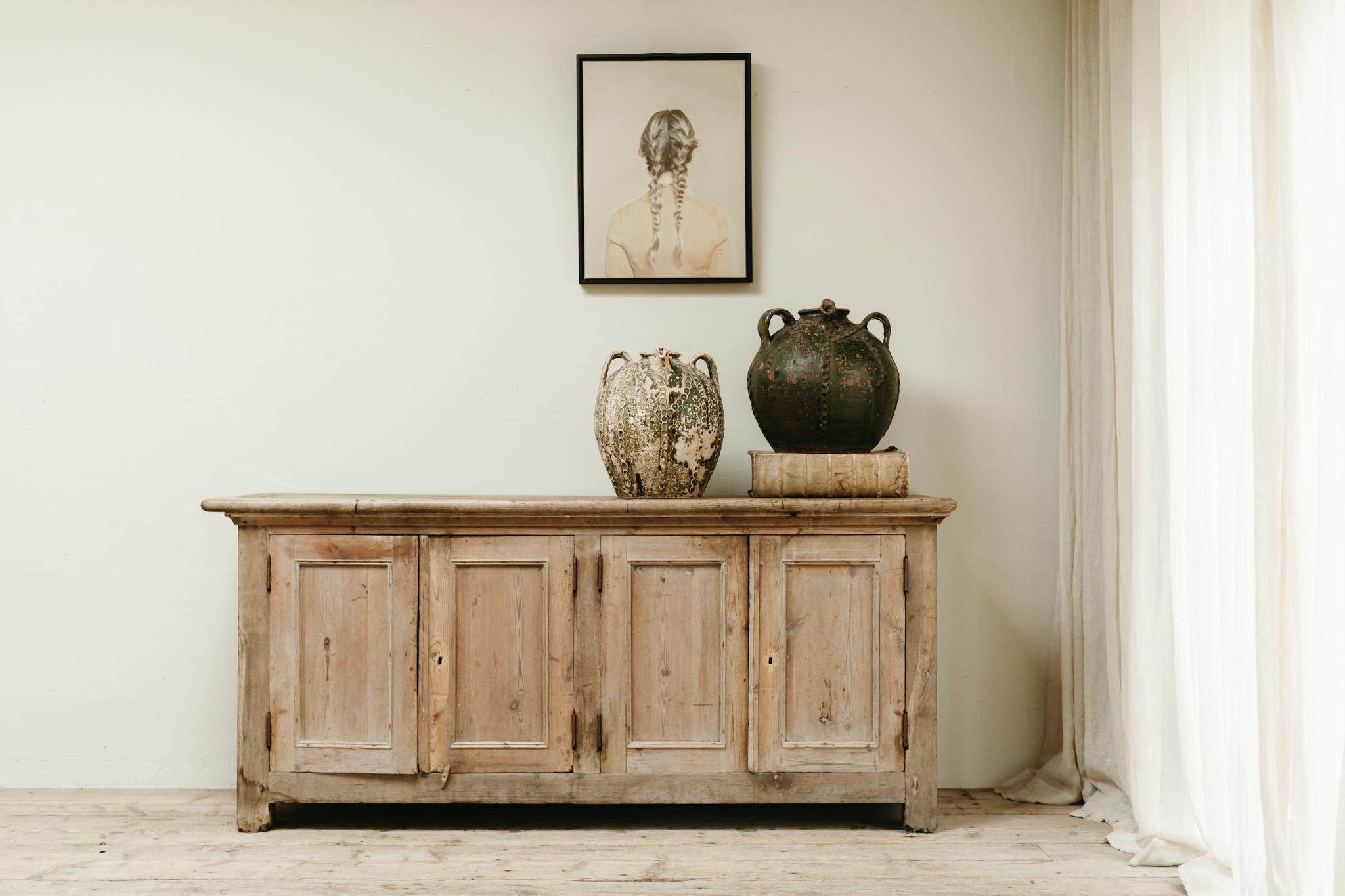 19th century Spanish chestnut enfilade/buffet ... 6