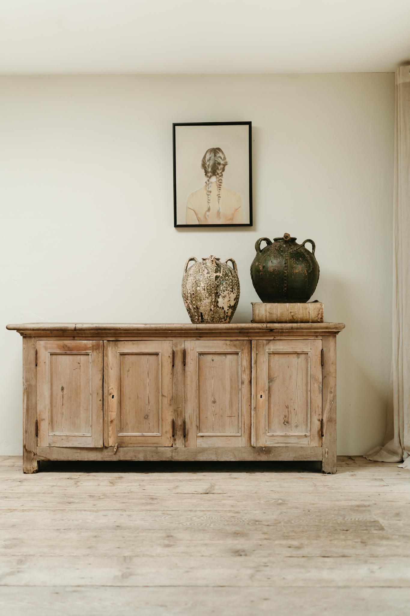 19th century Spanish chestnut enfilade/buffet ... 13