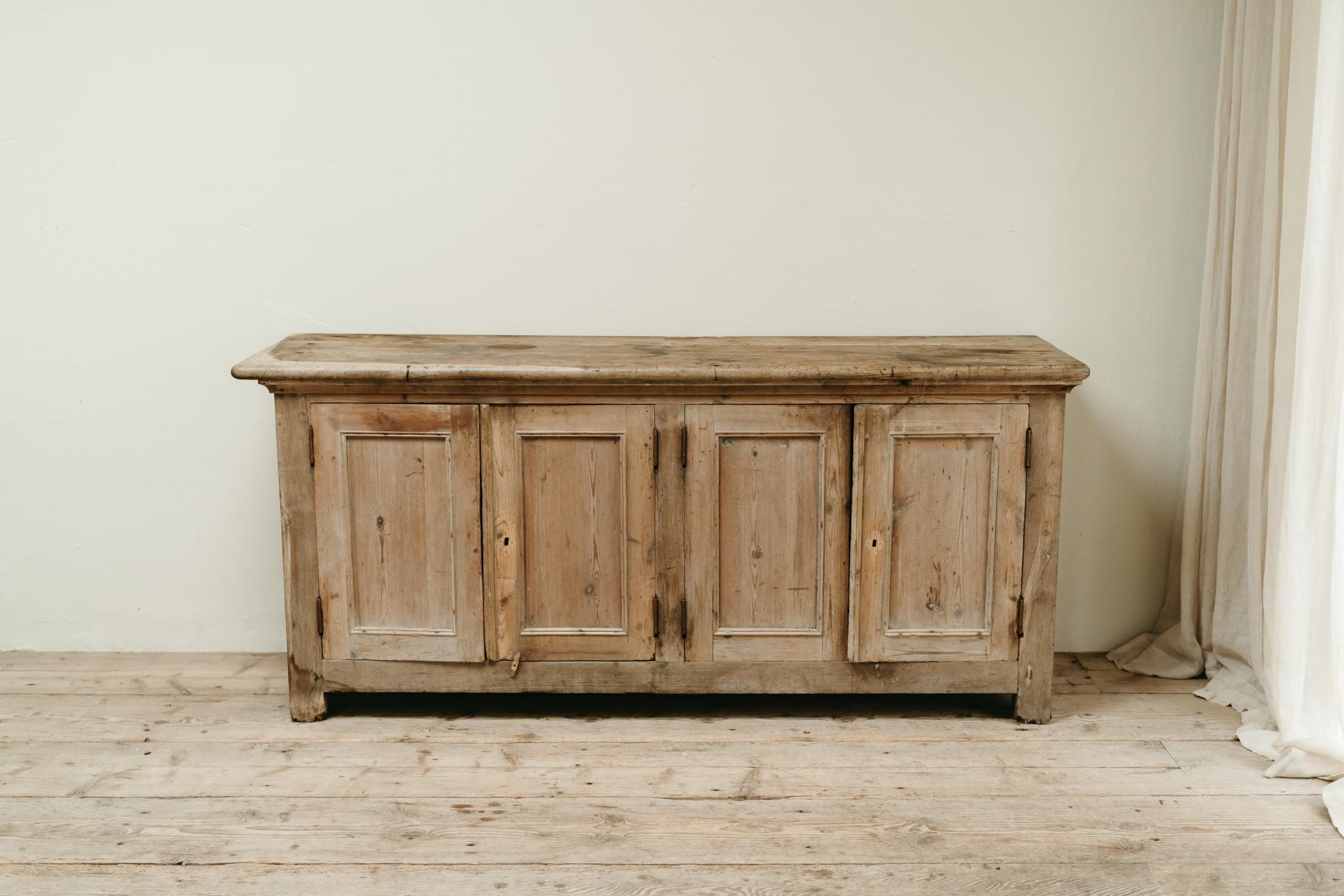 19th Century 19th century Spanish chestnut enfilade/buffet ...