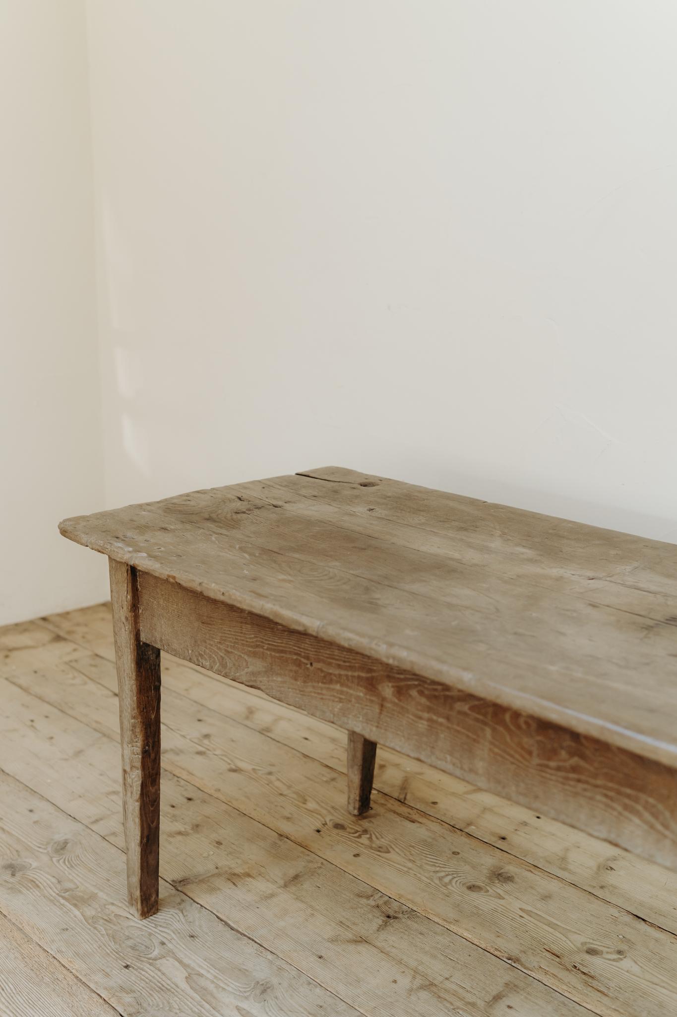 Mesa de cocina de castaño español del siglo XIX ... en venta 3