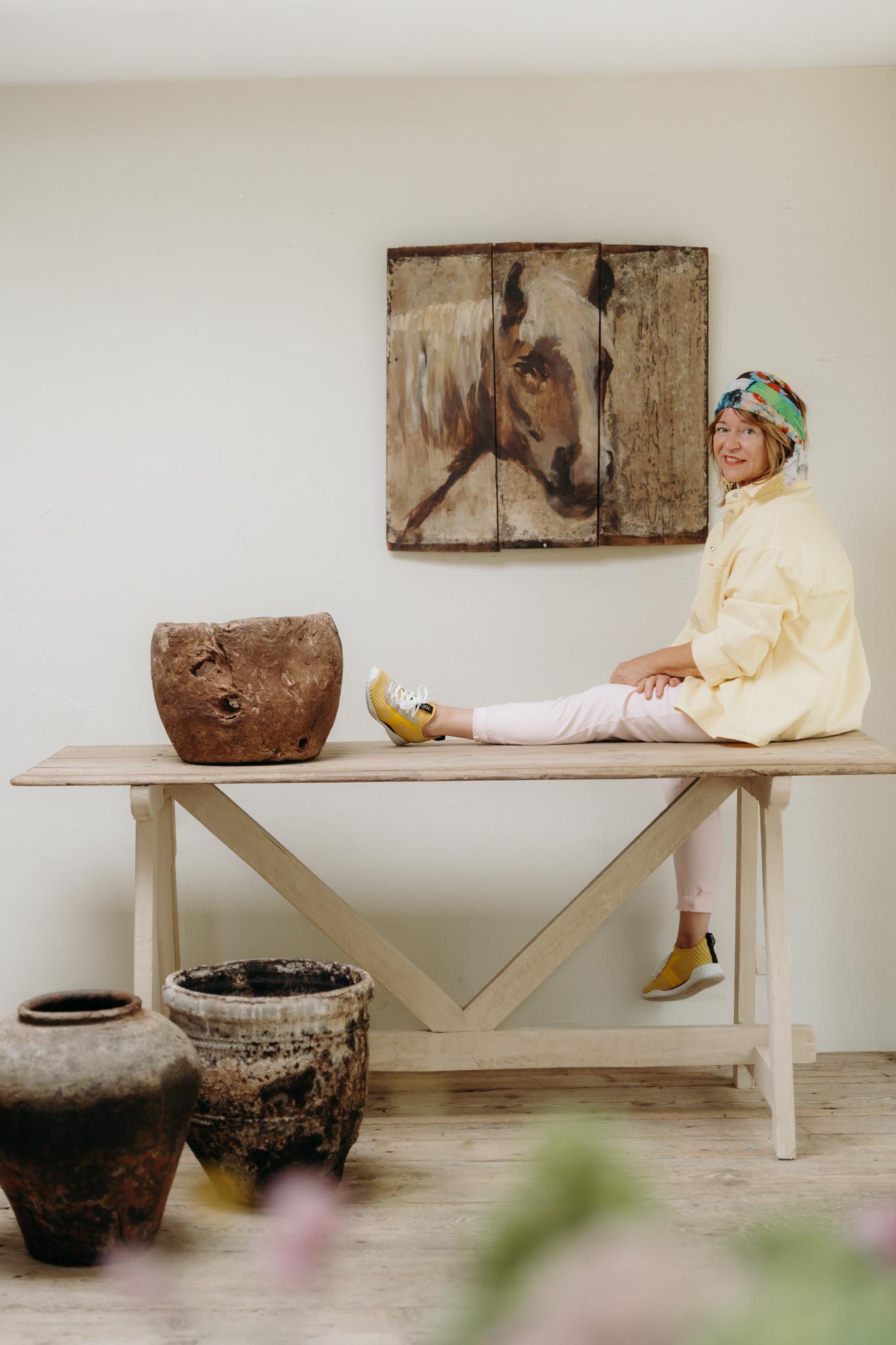 Castagno Tavolo in castagno spagnolo del XIX secolo . in vendita