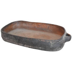 19th Century Spanish Cocina Terracotta Platter