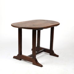 19th Century Spanish Colonial "Boot Table" in Solid Narra Hardwood