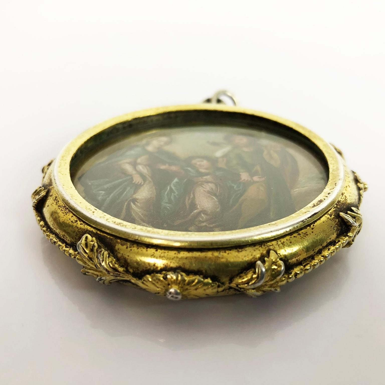 19th Century Spanish Colonial Mexican Reliquary 1