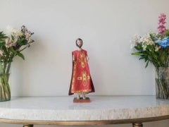 19th Century Spanish Colonial Priest Saint Santo Altar Figure