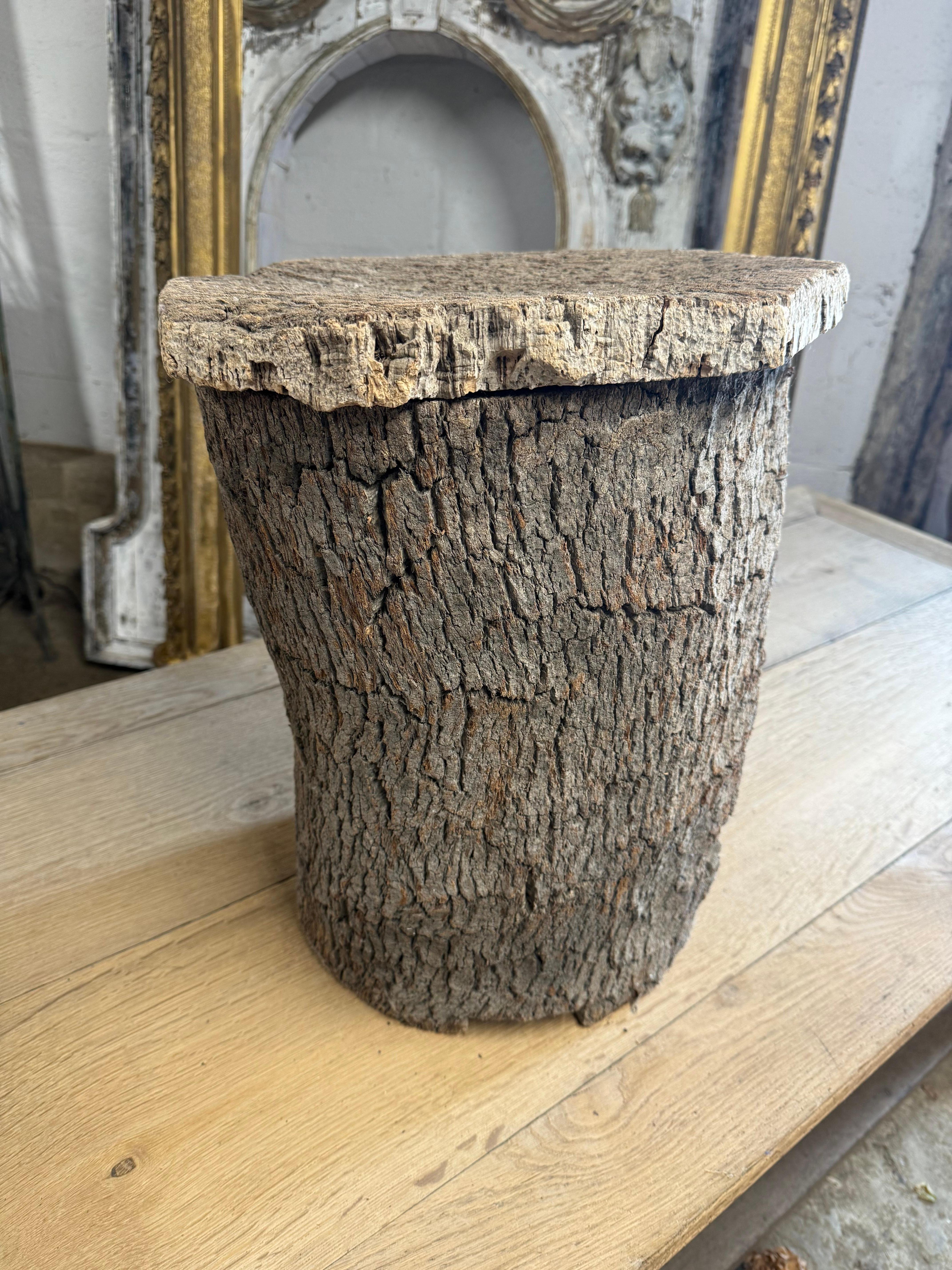 A nice decorative 19th century Spanish beehive made from cork.