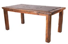 19th Century Spanish Door with Iron Nails Turned into a Table