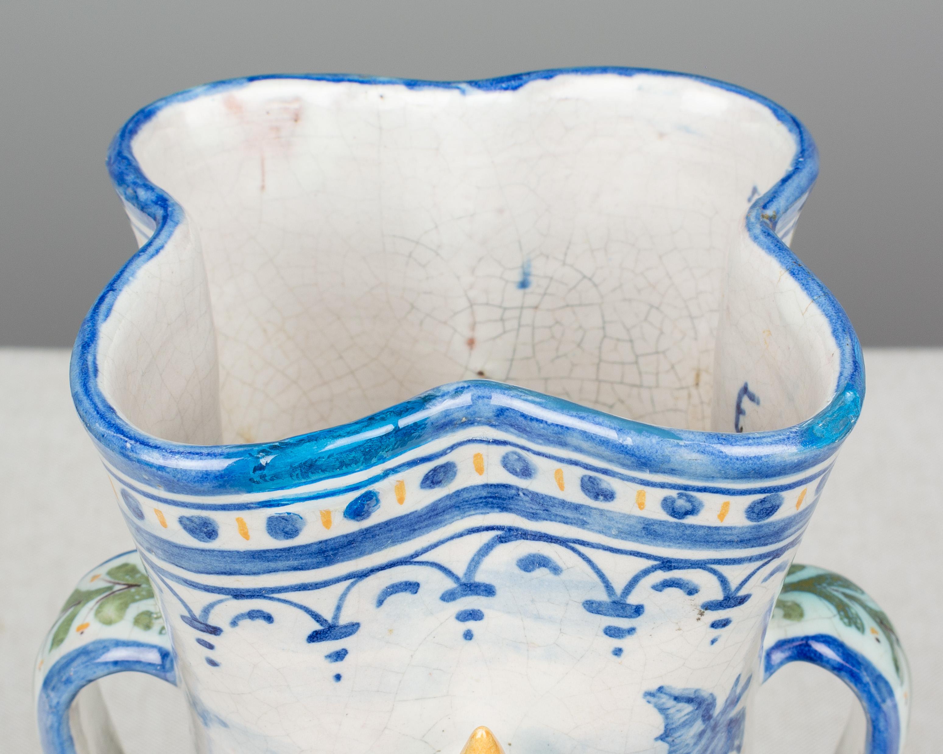 19th Century Spanish Faience Vase 6
