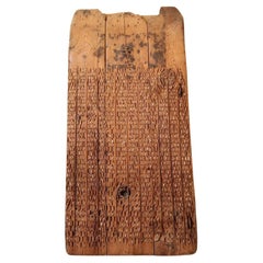 19th Century Spanish Farming Tribulum Threshing Board