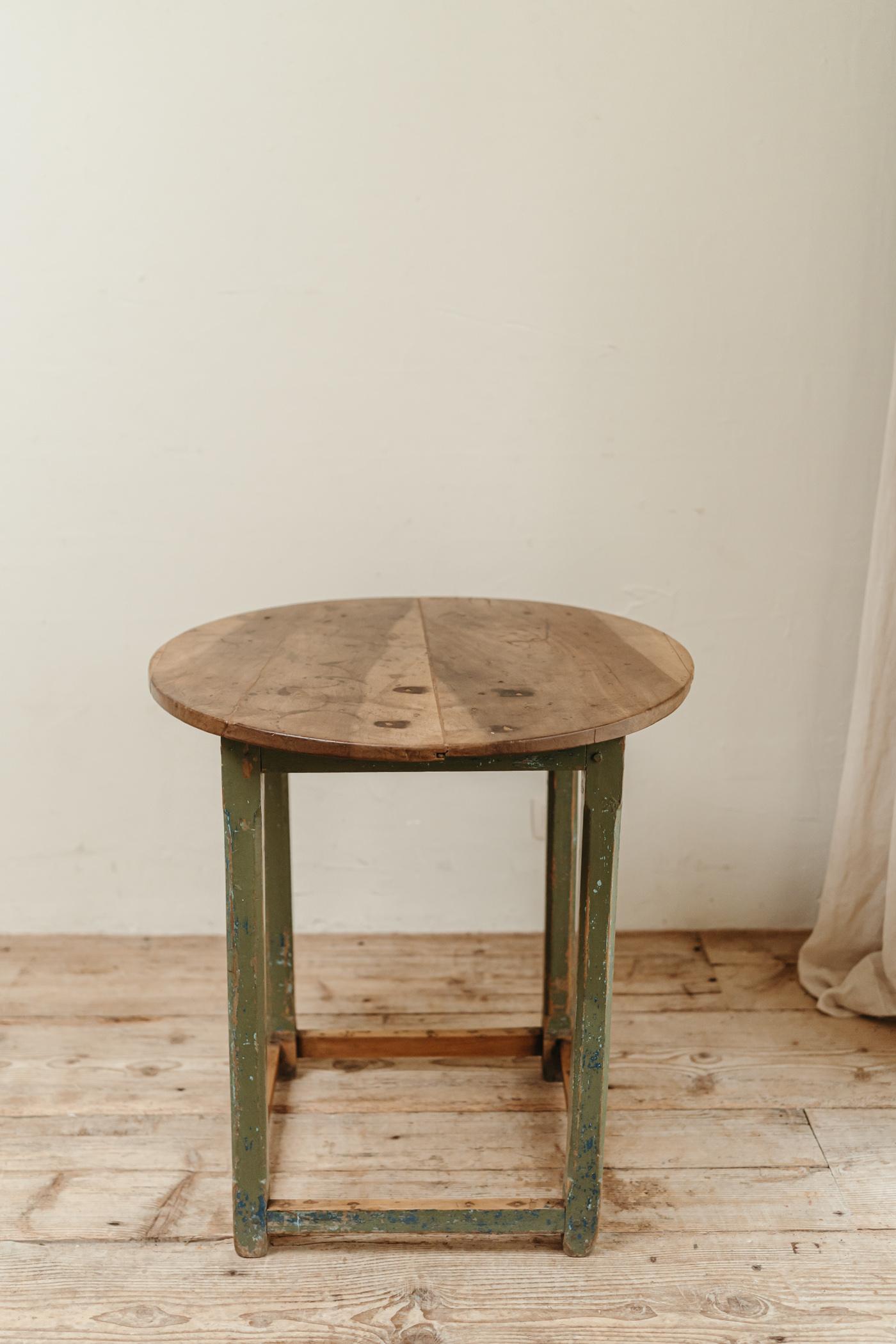 19th Century, Spanish, Fruitwood Topped Table For Sale 2