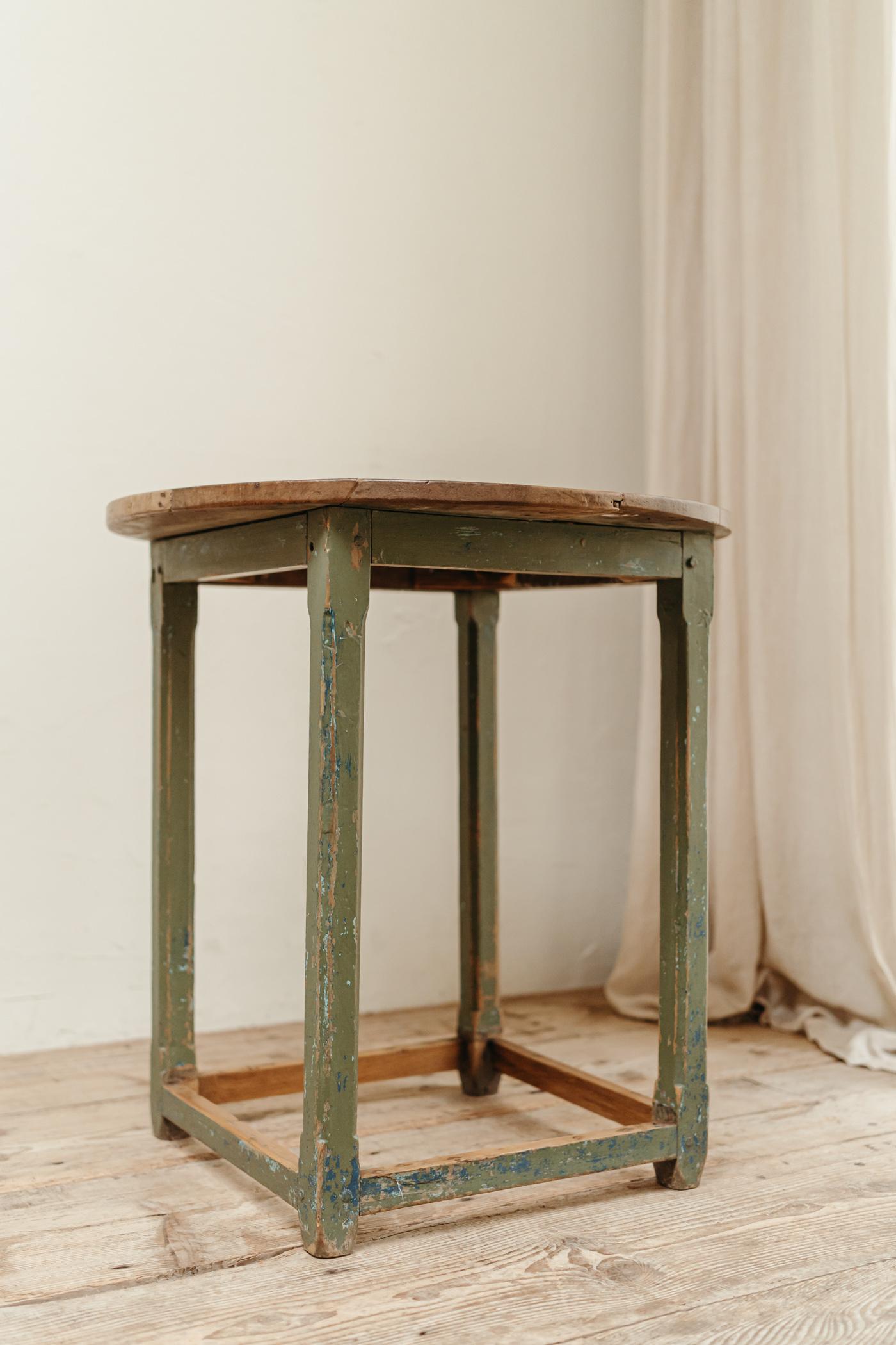 19th Century, Spanish, Fruitwood Topped Table For Sale 3