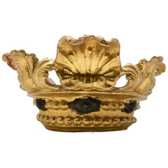 19th Century Spanish Giltwood Crown