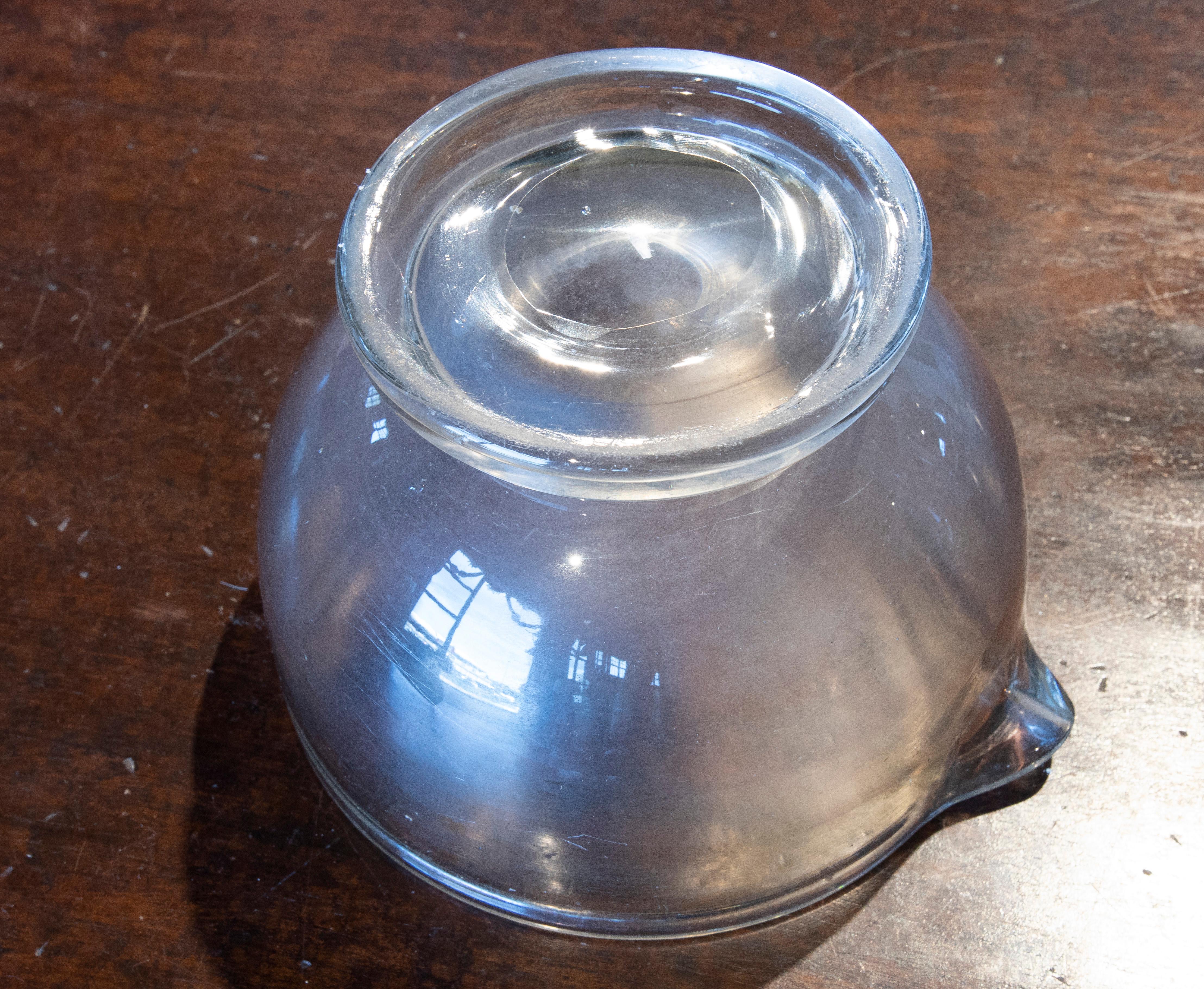 19th Century Spanish Glass Apothecary's Container For Sale 6