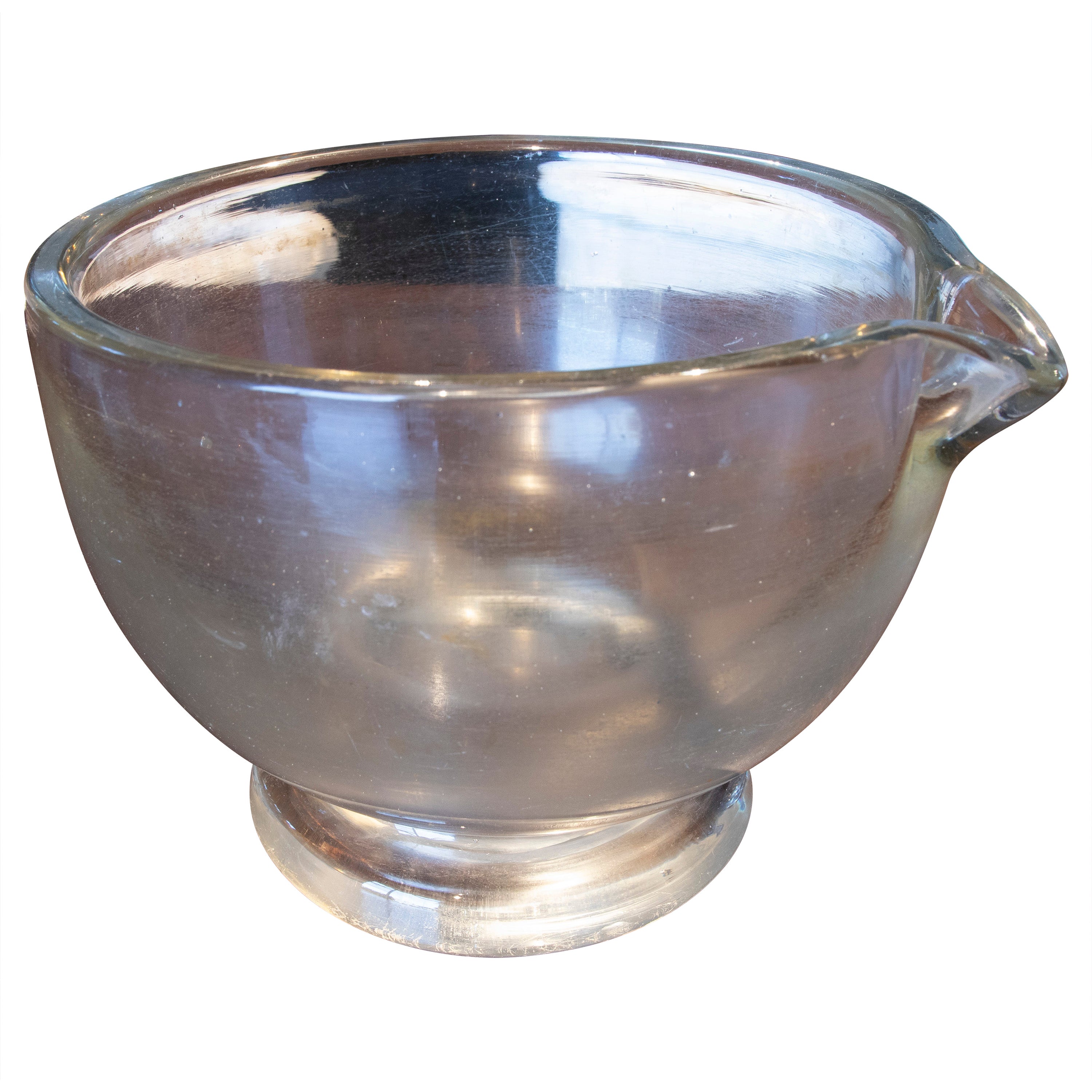 19th Century Spanish Glass Apothecary's Container